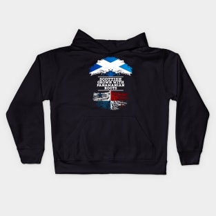 Scottish Grown With Panamanian Roots - Gift for Panamanian With Roots From Panama Kids Hoodie